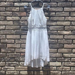 BCX White Hi Lo Summer Dress